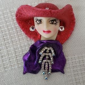 Red Hat Society lapel pin